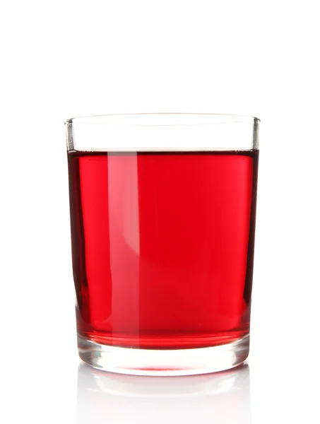 Склянка виноградного соку ізольовано на білому — стокове фото