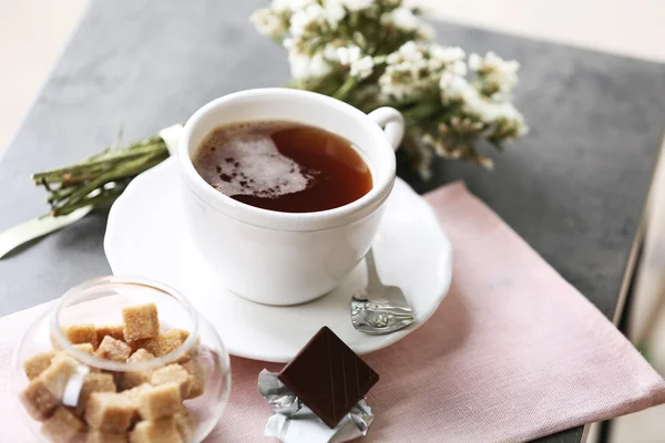 Cup of flavored coffee — Stock Photo, Image