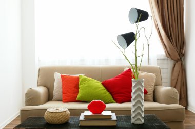 Modern oturma odası.