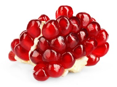 Sulu nar beyaz izole