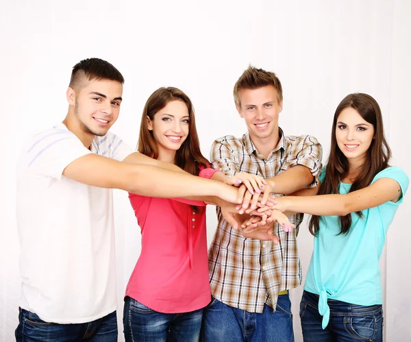 Group of happy young people — Stock Photo, Image
