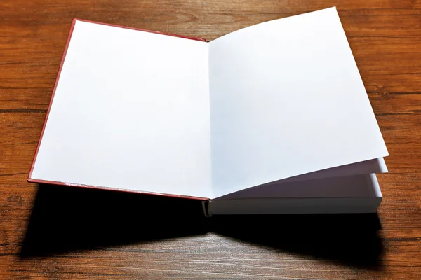 Blank öppen bok — Stockfoto