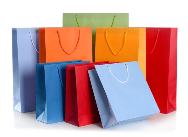 Paper shopping bags close up — Stock Photo, Image