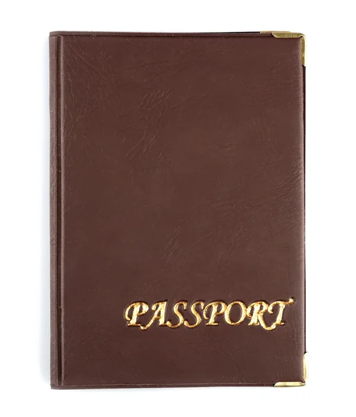Passport isolated on white — Stock Photo, Image