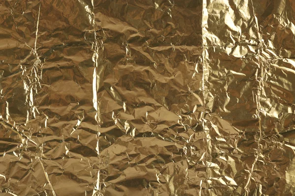 Crumpled foil texture background — Stock Photo, Image