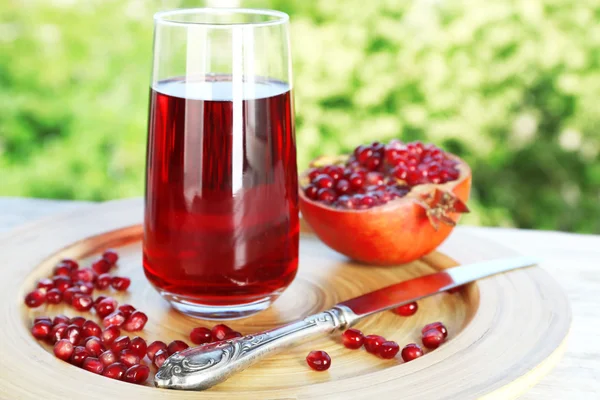 Frischer Granatsaft — Stockfoto