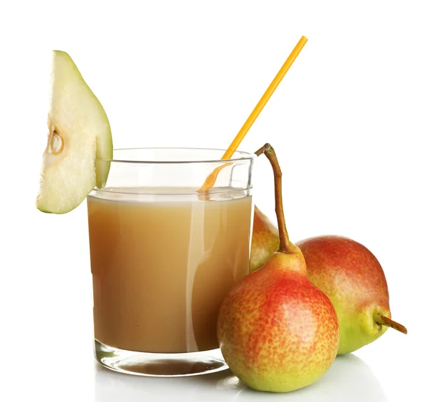 Fresh pear juice — Stock Photo, Image