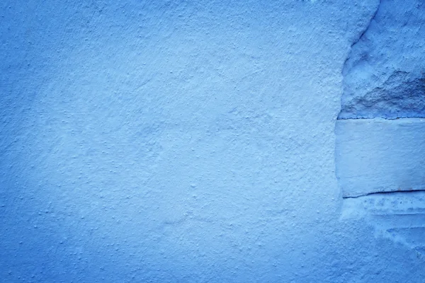 파란색 시멘트 벽 배경 — 스톡 사진