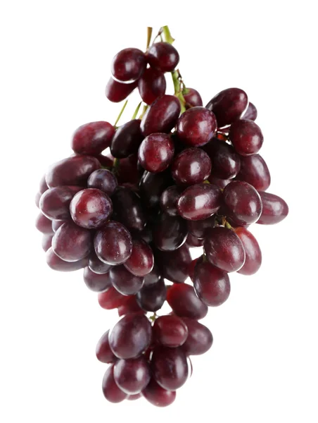 Fresh ripe grapes, isolated on white — Stock Photo, Image