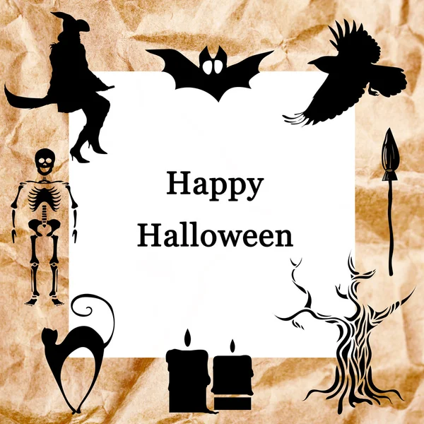 Collection of  halloween icons — Stock Photo, Image