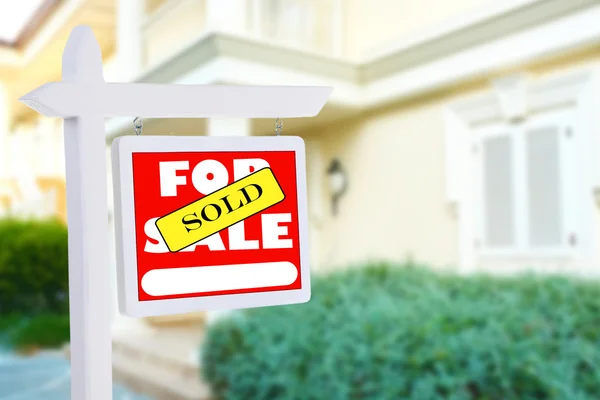 Real estate sign Stock Image