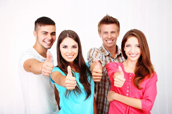 Group of happy young people Royalty Free Stock Photos