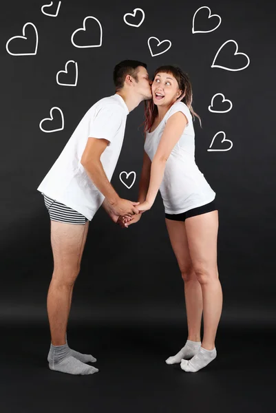 Lovely young couple — Stock Photo, Image