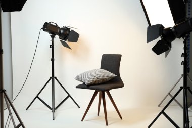 Modern iç ile fotoğraf stüdyosu