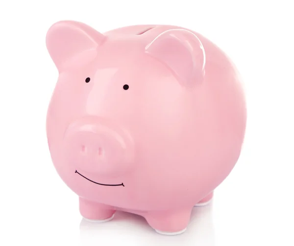 Banco de cerâmica rosa Piggy — Fotografia de Stock