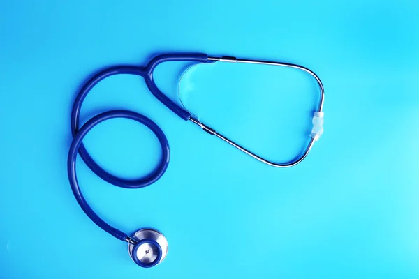 Stetoskop na niebieskim tle — Zdjęcie stockowe