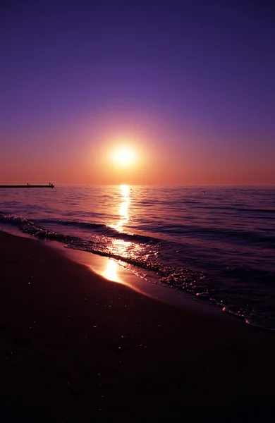 Vista del hermoso amanecer — Foto de Stock