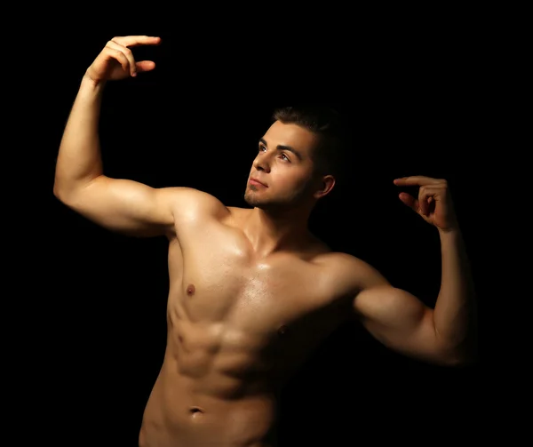 근육 젊은 남자 — 스톡 사진