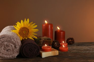 Güzel spa kompozisyonu