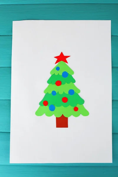 Árbol de Navidad de papel —  Fotos de Stock