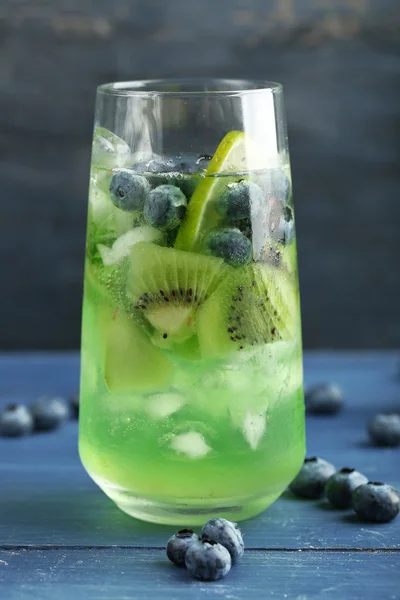 Kiwi en Blueberry cocktail — Stockfoto