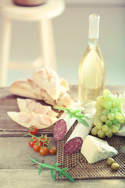 Vários tipos de comida italiana — Fotografia de Stock