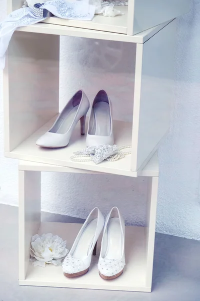 Zapatos de boda femeninos —  Fotos de Stock
