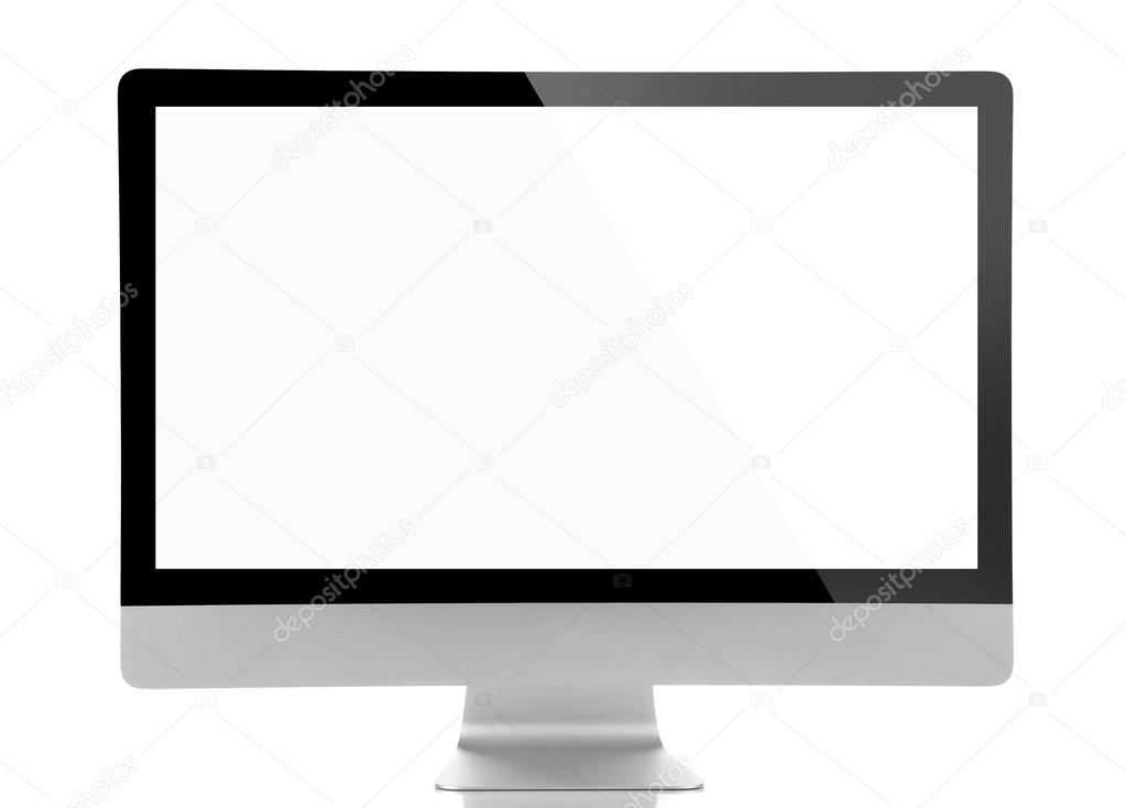 Modern monitor isolated