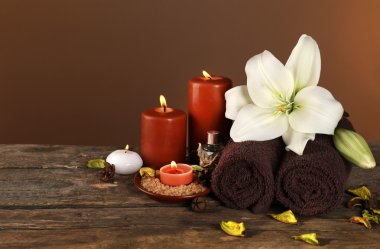 Güzel spa kompozisyonu