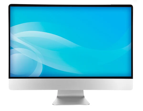 Novo monitor moderno — Fotografia de Stock