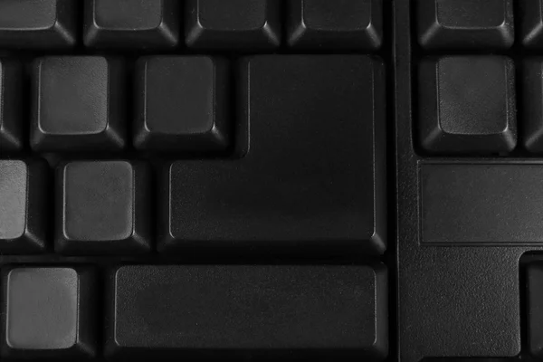 Black laptop keyboard — Stock Photo, Image