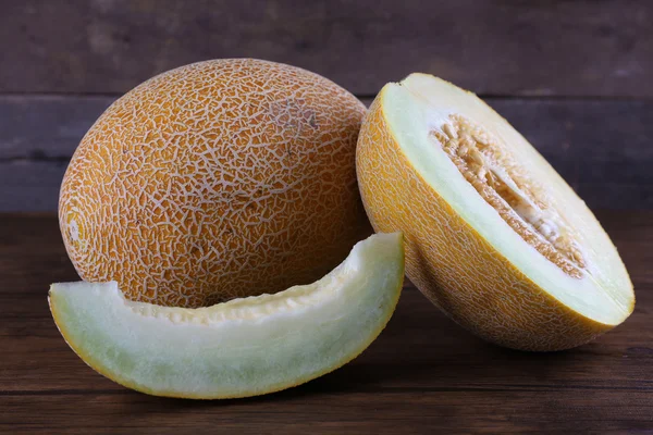 Ripe melon on  background — Stock Photo, Image