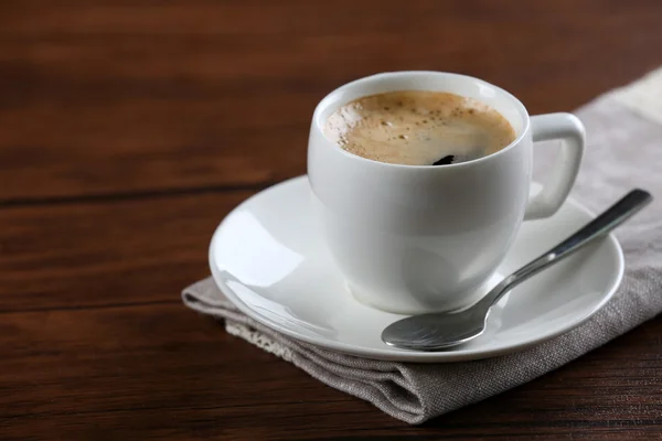 Cup of coffee on table — Stock Photo, Image