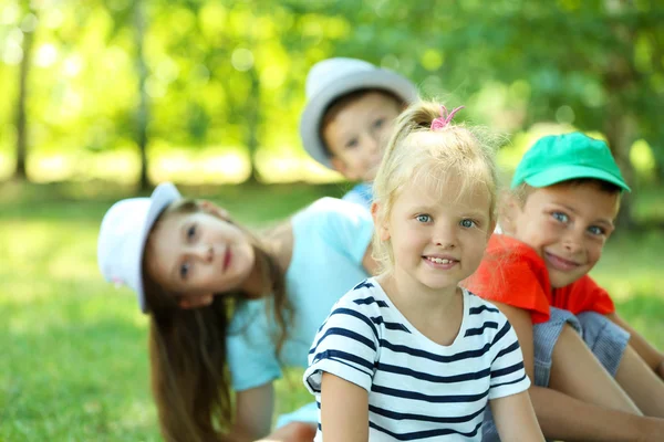 Feliz niños activos Fotos de stock libres de derechos