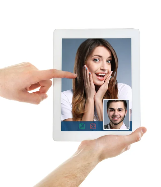 Casal conversando uns com os outros — Fotografia de Stock