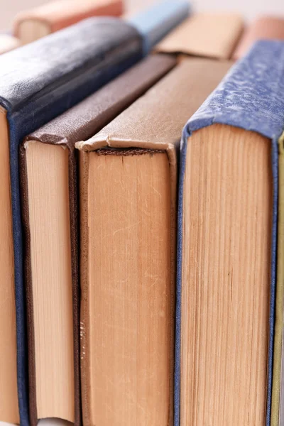 Mucchio di libri da vicino — Foto Stock