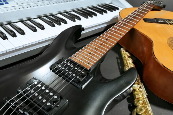 Musical instruments, closeup — Stock Photo, Image