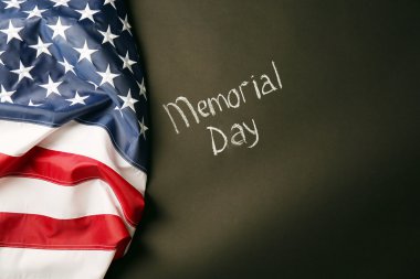 Kara günü Amerikan bayrağı  