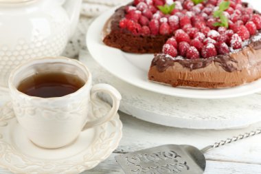 kek çikolata sır ile