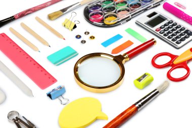 İleti örneği nesneleri üzerinde beyaz izole