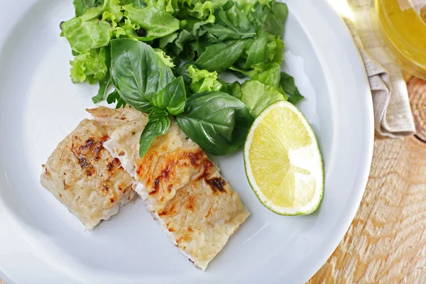 Piatto di filetto di pesce — Foto Stock