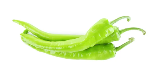 Fresh green peppers — Stock Photo, Image