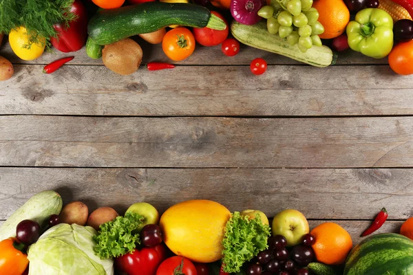 Quadro de verduras frescas — Fotografia de Stock
