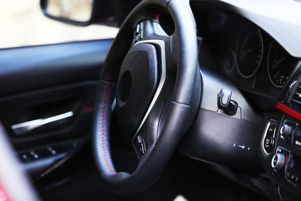 Wheel inside the car — Stock Photo, Image