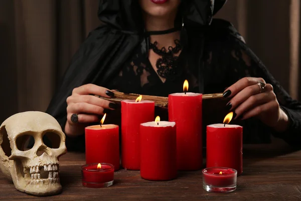 Witch - fortune teller — Stock Photo, Image