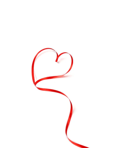 Rood hart lint — Stockfoto