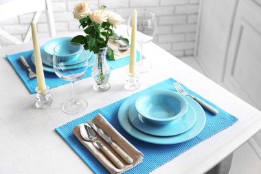 Güzel sofra yakın çekim