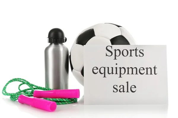 Продаж спортивних товарів — стокове фото