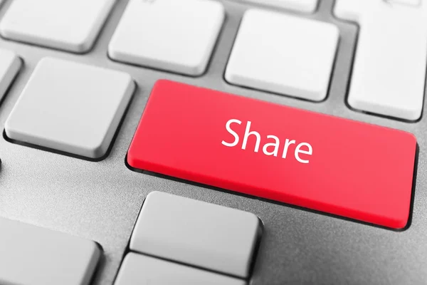 Share keyboard button — Stock Photo, Image