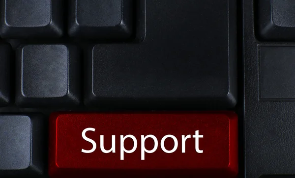 Support keyboard button — Stock Photo, Image